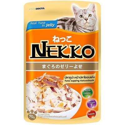Nekko Cat in jelly Tuna Topping Katsuobushi (70g) (NP4)