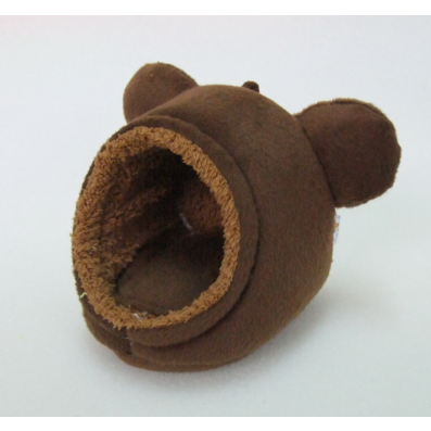 KPS Brown Dome โดมนอนสำหรับกระต่าย ชูการ์ไกลเดอร์ แพรี่ด็อก ลายหมีน้ำตาล (M, L, XL)