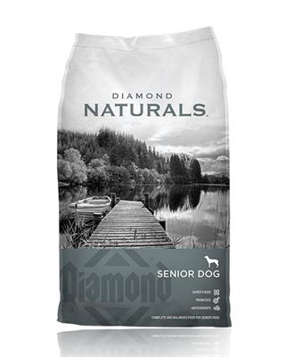 Diamond Naturals Senior Dog อาหารสุนัขแก่ สูงวัย บำรุงข้อกระดูก ย่อยง่าย (2.72kg, 15.87kg)