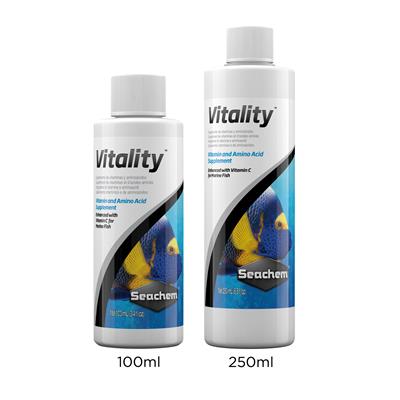 Seachem Vitality - วิตามินและกรดอะมิโนเสริม ใช้คลุกกับอาหารเม็ด เสริมภูมิ กระตุ้นความอยากอาหาร แก้ปัญหาปลากินเม็ดยาก