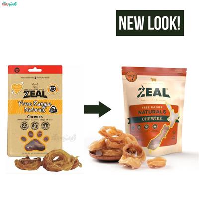 ZEAL Chewies (วัว) เอ็นลูกวัวนิวซีแลนด์ ขนมสุนัข เคี้ยวสนุก ช่วยเพิ่มน้ำมันไขข้อ (125g)