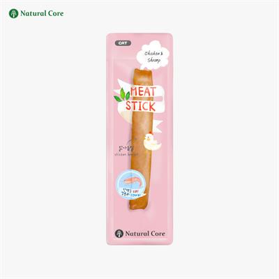 Natural Core Cat Meat Stick ขนมแมวไก่แท่งจากเกาหลีใต้ สูตรอกไก่และกุ้ง หอม อร่อย นุ่มนวล ทำจากวัตถุดิบออร์แกนิค
